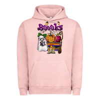 Pigment Salmon boooks Urban Hoodie - BarkalooDesign