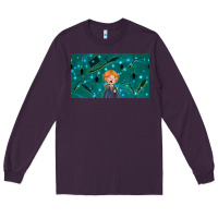 Plum wizard boy and mouse Long Sleeve Tee - TumblerDesignByShophia