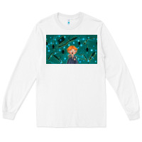 White wizard boy and mouse Long Sleeve Tee - TumblerDesignByShophia