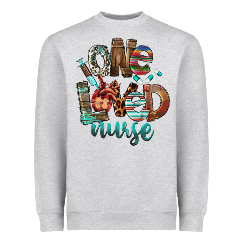 One Loved Nurse Heavyweight Sweatshirt by FaDigitalArtStudio | Teevron