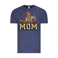 Vintage Denim Baseball Mom Vintage Tee - NancyCooperArtShop