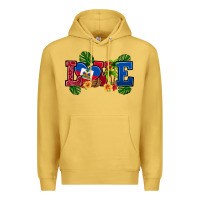 Antique Gold love haitian republic Premium Hoodie - RanaPortraitStore