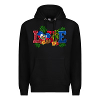 Black love haitian republic Premium Hoodie - RanaPortraitStore