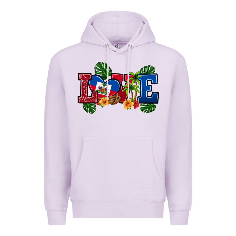 Love Haitian Republic Premium Hoodie by RanaPortraitStore | Teevron