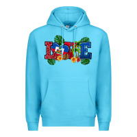 Ocean Blue love haitian republic Premium Hoodie - RanaPortraitStore