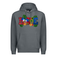 Rock love haitian republic Premium Hoodie - RanaPortraitStore