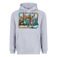 Heather Grey leopard camo boy mama Mother's Day Heavyweight Hoodie - LillyAllenDesigns