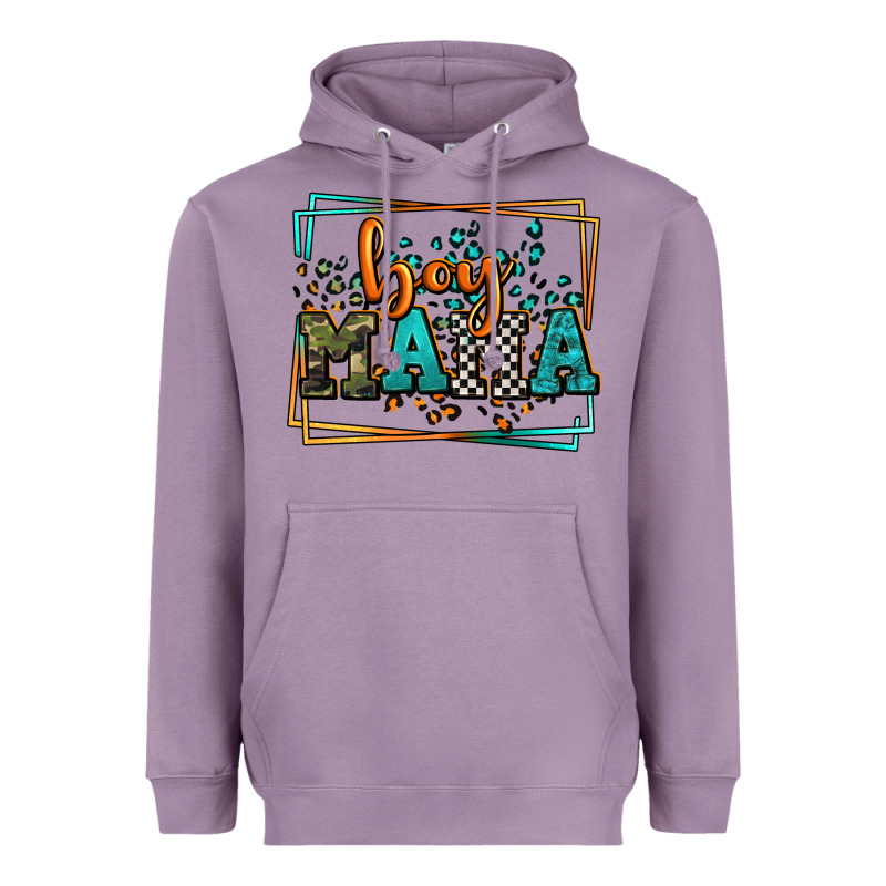 Leopard Camo Boy Mama Mother's Day Heavyweight Hoodie by LillyAllenDesigns | Teevron