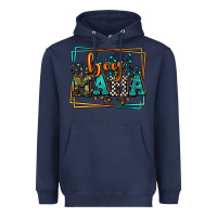 Navy leopard camo boy mama Mother's Day Heavyweight Hoodie - LillyAllenDesigns