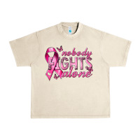 Sandshell nobody fights alone cancer Urban Heavy Tee - NancyCooperArtShop