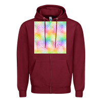 Burgundy neon safari seamless pattern Zipper Hoodie - BundleAndBundleShop