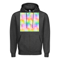Charcoal Heather neon safari seamless pattern Zipper Hoodie - BundleAndBundleShop