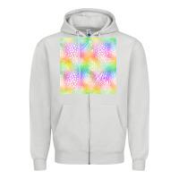 Dove Grey neon safari seamless pattern Zipper Hoodie - BundleAndBundleShop