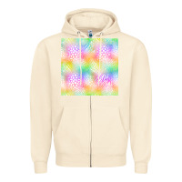 Sandshell neon safari seamless pattern Zipper Hoodie - BundleAndBundleShop