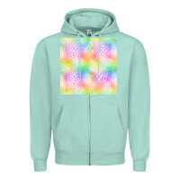 Seafoam neon safari seamless pattern Zipper Hoodie - BundleAndBundleShop