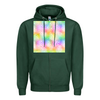 Sports Green neon safari seamless pattern Zipper Hoodie - BundleAndBundleShop