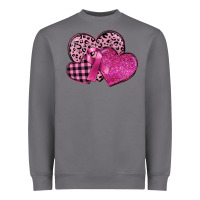 Storm breast cancer hearts Heavyweight Sweatshirt - FaDigitalArtStudio
