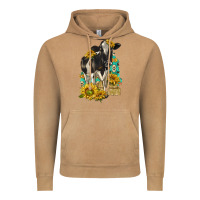 Vintage Camel Sunflowers Cow Vintage Hoodie - texasbilliewilder