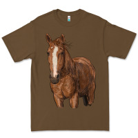 Cacao brown horse Premium Tee - RanaPortraitStore