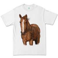 White brown horse Premium Tee - RanaPortraitStore