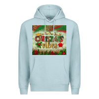 Blue Mist christmas vibes tumbler Premium Hoodie - BundleAndBundleShop