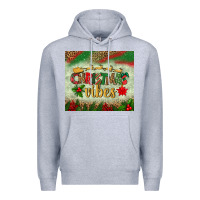 Heather Grey christmas vibes tumbler Premium Hoodie - BundleAndBundleShop