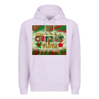 Lilac christmas vibes tumbler Premium Hoodie - BundleAndBundleShop