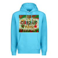 Ocean Blue christmas vibes tumbler Premium Hoodie - BundleAndBundleShop