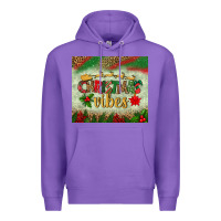 Purple christmas vibes tumbler Premium Hoodie - BundleAndBundleShop
