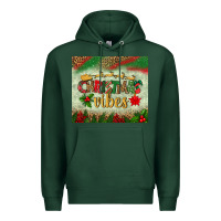 Sports Green christmas vibes tumbler Premium Hoodie - BundleAndBundleShop