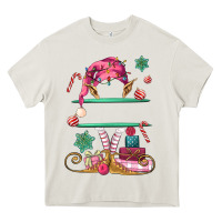 Cream pink elf costom name and preview Heavy Core Tee - MaliasSmallBusiness