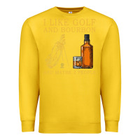 Lemon I Like Bourbon and Golf and Maybe 3 People Whiskey Premium Sweatshirt - tuanDangUi