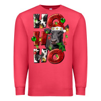 Cardinal Christmas ho ho ho black angus Premium Sweatshirt - LillyAllenDesigns