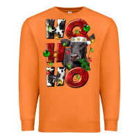 Carrot Christmas ho ho ho black angus Premium Sweatshirt - LillyAllenDesigns