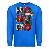 True Royal Christmas ho ho ho black angus Premium Sweatshirt - LillyAllenDesigns