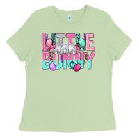 Matcha Little Bunny Easter Ladies Tee - BundleAndBundleShop