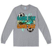 Game Day Lightning Bolt Soccer Long Sleeve Tee | Teevron