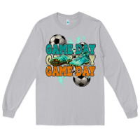 Moon Dust Game day lightning bolt soccer Long Sleeve Tee - HowdyJamesFarm
