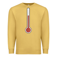 Antique Gold thermometer halloween costume temperature gauge t Premium Sweatshirt - tuanDangUi