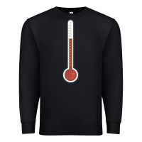 Black thermometer halloween costume temperature gauge t Premium Sweatshirt - tuanDangUi