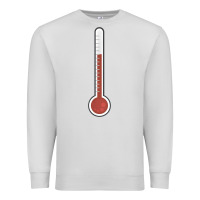 Dove Grey thermometer halloween costume temperature gauge t Premium Sweatshirt - tuanDangUi