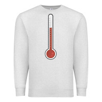 Oatmeal Heather thermometer halloween costume temperature gauge t Premium Sweatshirt - tuanDangUi
