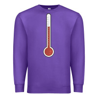 Purple thermometer halloween costume temperature gauge t Premium Sweatshirt - tuanDangUi