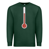 Sports Green thermometer halloween costume temperature gauge t Premium Sweatshirt - tuanDangUi