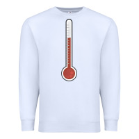 White thermometer halloween costume temperature gauge t Premium Sweatshirt - tuanDangUi