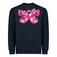 Navy Cancer butterfly Heavyweight Sweatshirt - FaDigitalArtStudio