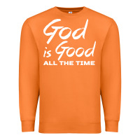 Carrot God Is Good All The Time Christian Worship Premium Sweatshirt - tuanDangUi