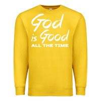 Lemon God Is Good All The Time Christian Worship Premium Sweatshirt - tuanDangUi