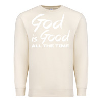 Sandshell God Is Good All The Time Christian Worship Premium Sweatshirt - tuanDangUi