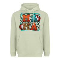 Matcha Bowling mama leopard frame Mother's Day Heavyweight Hoodie - LillyAllenDesigns